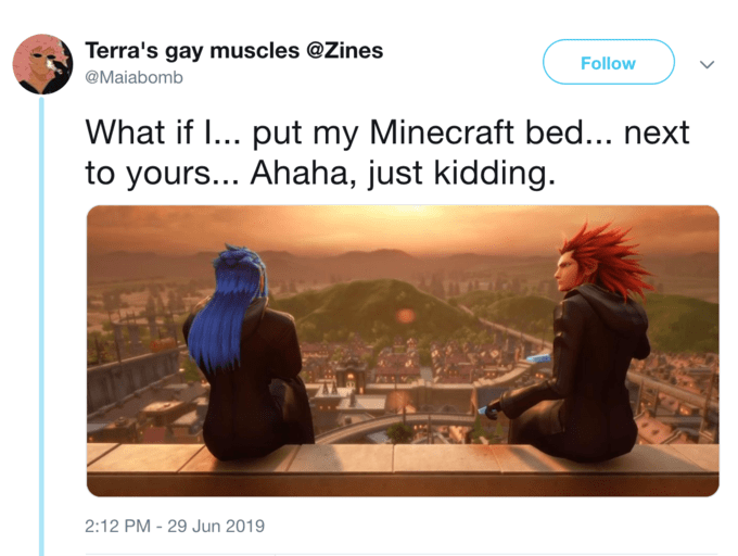What if we put our Minecraft beds together