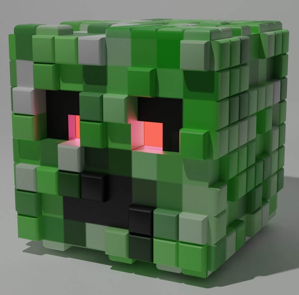 Minecraft Creeper head